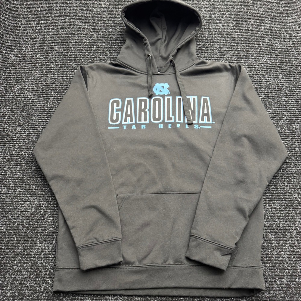Colosseum North Carolina Tar Heels Hoodie Mens Large Black Carolina Sweatshirt